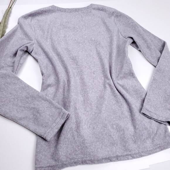 New Goodnight Kiss Fleece Sweater Sleepwear Top S - Picture 5 of 9